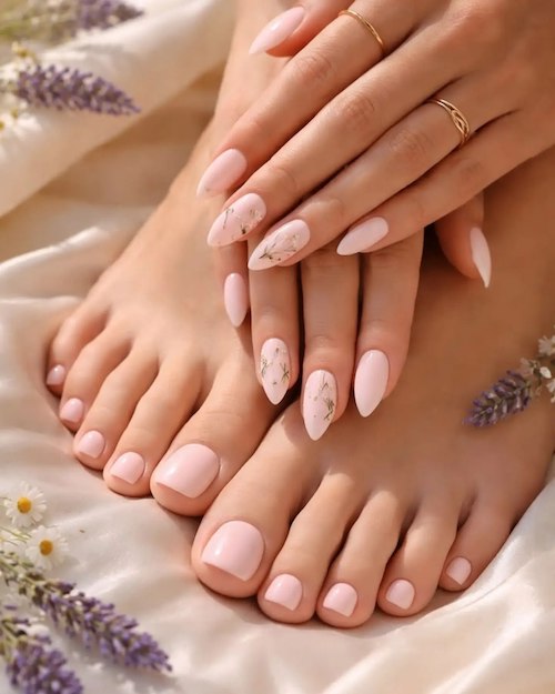 طرح ناخن پا