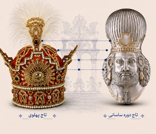تاج پهلوی ایران
