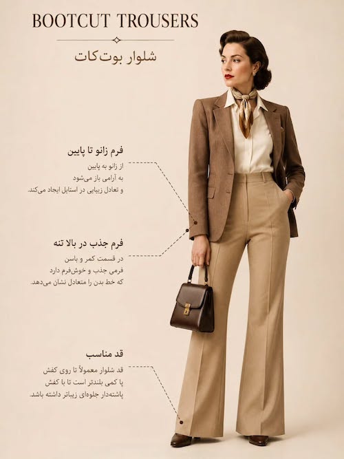 شلوار کلاسیک زنانه