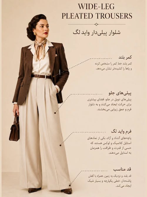 شلوار کلاسیک زنانه