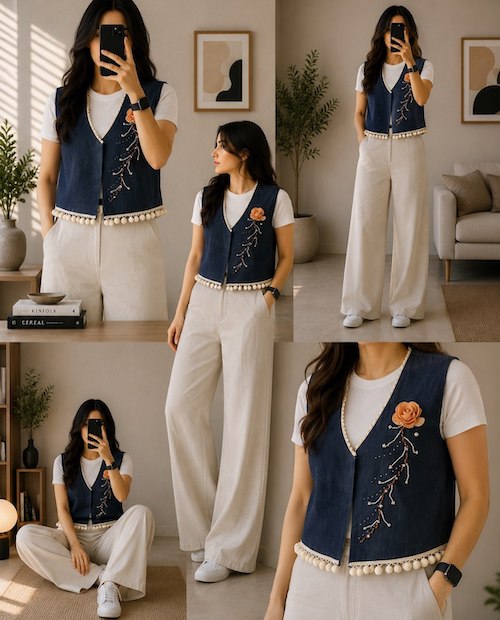 استایل تابستانی با ژیله زنانه