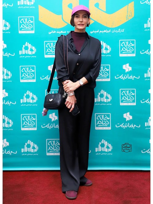 نادری در اکران فیلم سقف