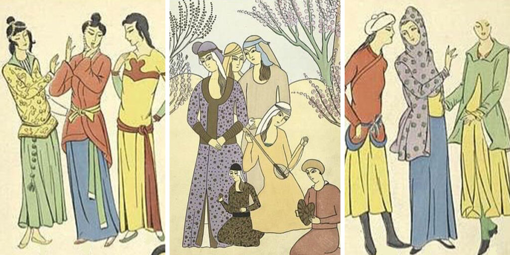 لباس‌های باشکوه زنان ایران، یک قرن پیش وارد تاریخ جهانی مد شد!