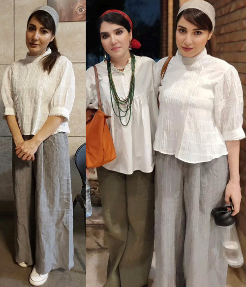 شلوار پیلی‌دار زنانه
