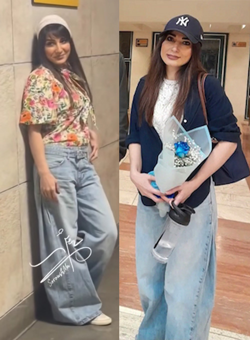 شلوار پیلی‌دار زنانه