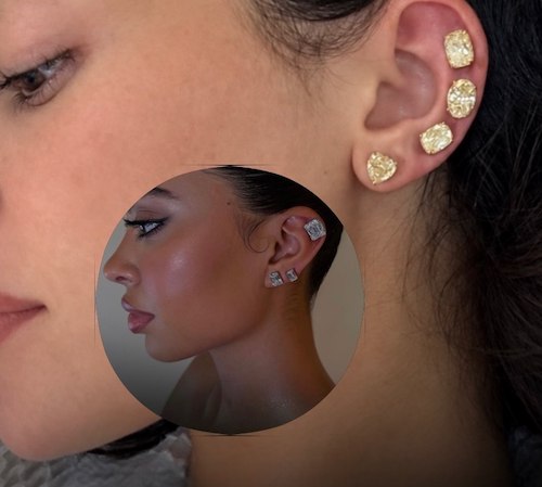 گوشوارههای سنگ زرد کایلی