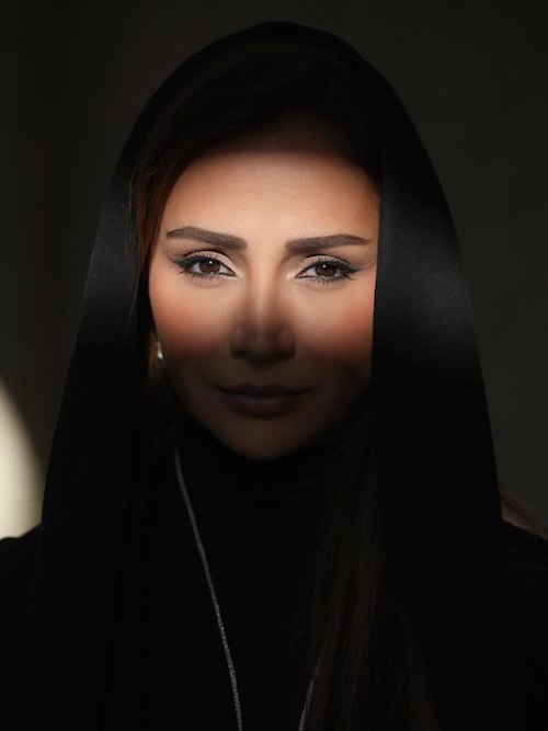 استایل تمام‌مشکی شبنم قلی‌خانی