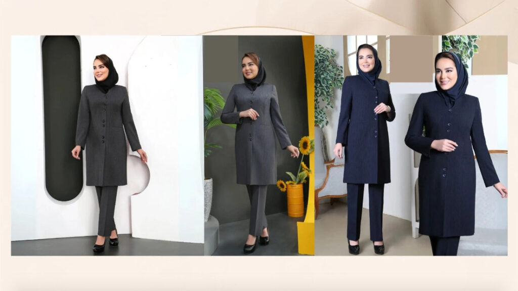 راهنمای خرید مانتو شلوار اداری؛ از انتخاب پارچه تا قیمت و کیفیت دوخت