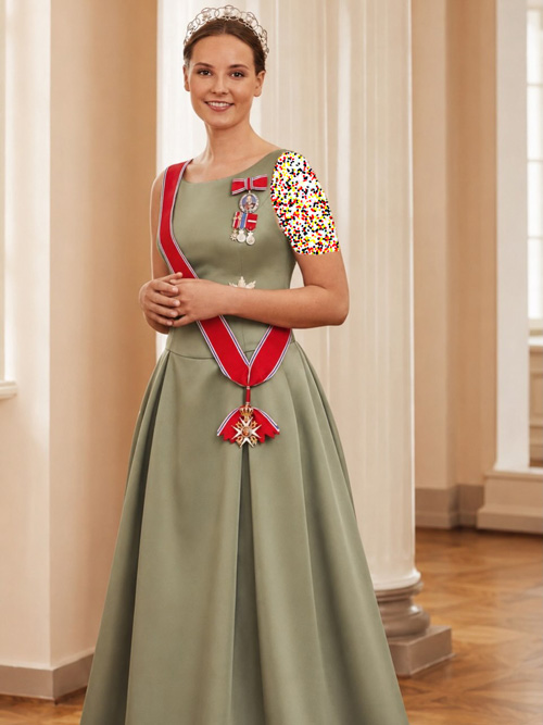 استایل ساده ولیعهد نروژ