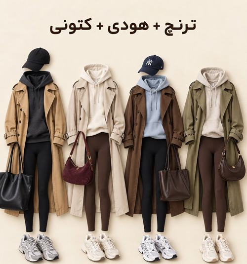 استایل پاییزی با لگینگ