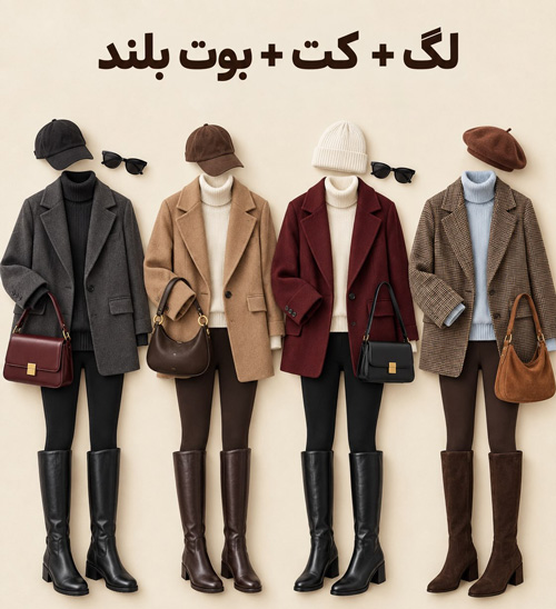 استایل پاییزی با لگینگ