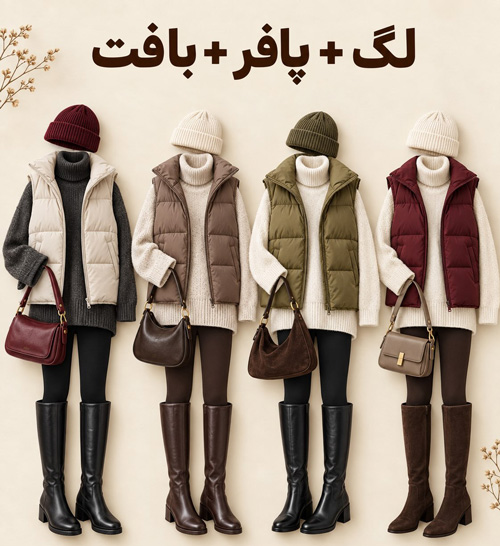 استایل پاییزی با لگینگ