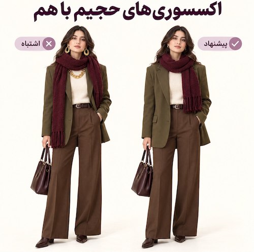 اشتباهات در استایل پاییزی